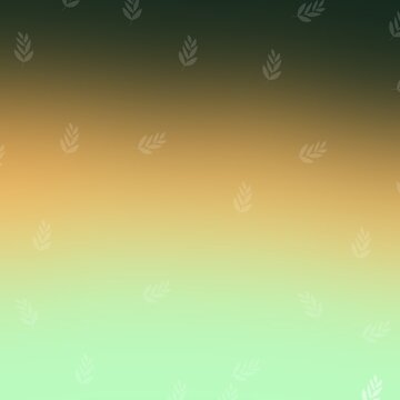 Green‑Amber Pastel Gradient with White Doodles