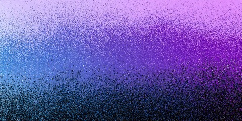 Abstract Glittering Texture with Gradient Background from Light Lavender to Dark Blue Violet and Scattered Black Specks for Decorative Designs