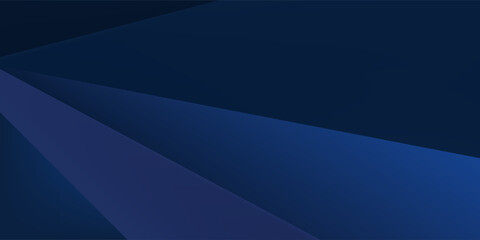 Modern dark blue paper background with dark 3d layered line triangle texture in elegant website or textured paper design