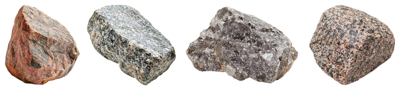 diorite rock on a transparent background