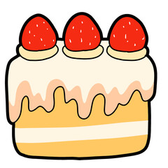 Cake and drinks 