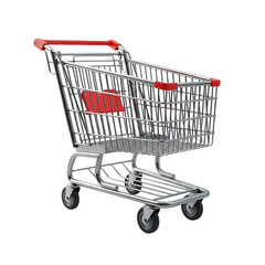 Shop till you drop with this essential shopping cart, perfect for retail promotions, grocery ads, and illustrating consumer trends, drive sales today!