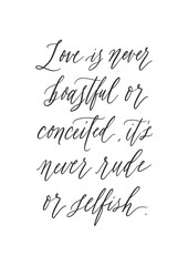 Naklejka premium Love Corinthians Bible Verse 
