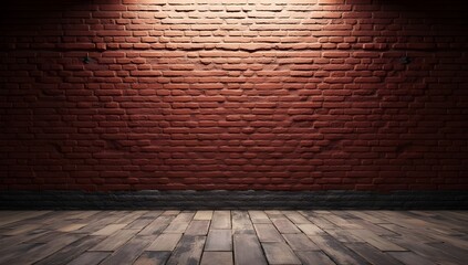 old brick wall and floor