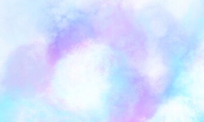 Mint and purple watercolor soft abstract wallpaper. Simple childish gradient background.