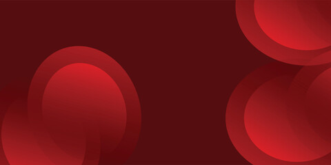 Red abstract background. Dynamic shapes composition. Eps10 vector