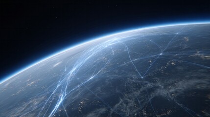 Meticulously waltzing beneath ethereal starlit pathways, Earths tranquil tapestry unfolds, heralding International Day of Human Space Flight and cosmological wonder