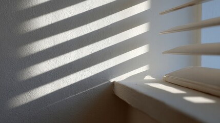 Sunlit shadows dance on a serene wall, evoking tranquil mornings and the quiet poetry of Shadowfest celebrations