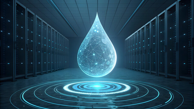 Holographic code droplet over data rings