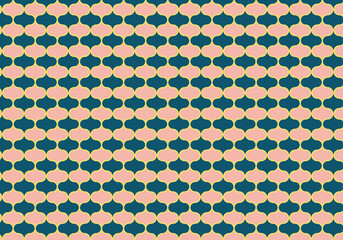 シンプルな和柄　網目紋	