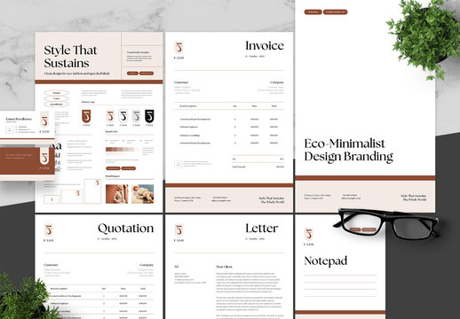 Brown Black Fashion Branding Pack