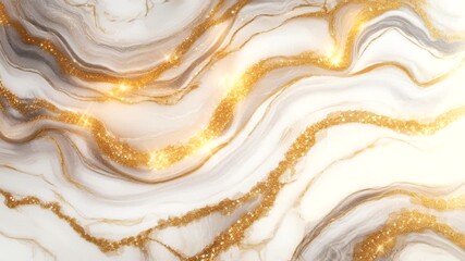 Luxurious and elegant marble texture with a swirl pattern of white, light gray, and a little black - Powered by Adobe