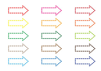 シンプルな矢印アイコンセット