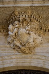 Seville, Spain 03.25.2019: Bullfighting arena (plaza de toros) in Seville