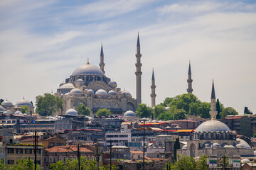 Turkey, Istanbul, historical centre listed as World Heritage by UNESCO, Suleymaniye District, Suleymaniye Camii (Suleymaniye Mosque) built by architect Mimar Sinan. 