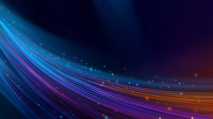 Stunning digital lines flow, creating vibrant, modern technology background for future innovation concepts