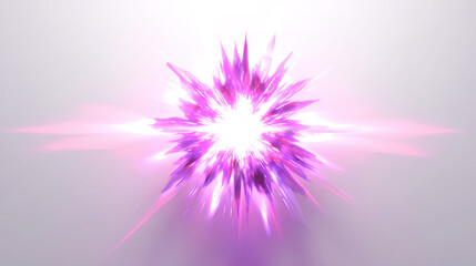 Abstract Pink and Purple Light Explosion