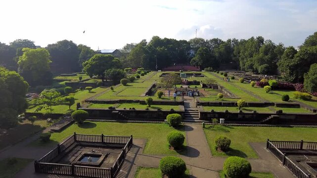 23 October 2025, Pune, India. Shaniwar Wada is a historical fortification in the city of Pune, India. Built in 1732, it was the seat of the Peshwas of the Maratha Confederacy until 1818.