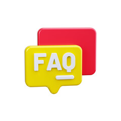 FAQ 3d render icons