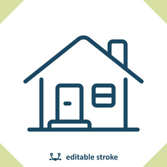 House Icon. Home, Building, Real Estate