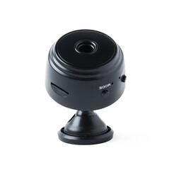 Modern hidden spy camera isolated on white