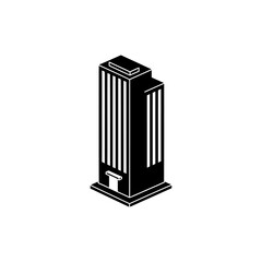 Office Building Icon – Modern Urban Architecture Symbol