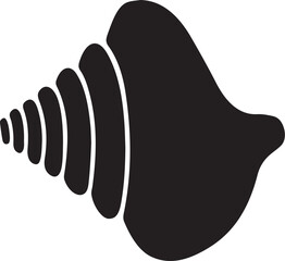 Seashells silhouette collection sea ocean life summer