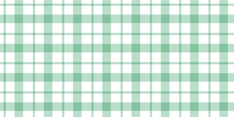 Green gingham checkered pattern background. Seamless pastel green plaid design, perfect for fabric, textile, scrapbooking, and cute digital projects. Soft and sweet vintage aesthetic.