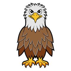 eagle isolated on white