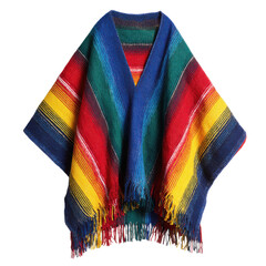 Colorful striped poncho png clothing png fashion png textile png pattern png ethnic png Mexican png garment png fabric png colorful png transparent background image