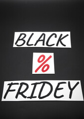 Obraz premium Black Friday a day full of sales, business.
