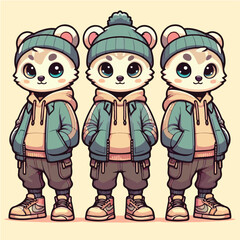 Animal Streetwear illustration
