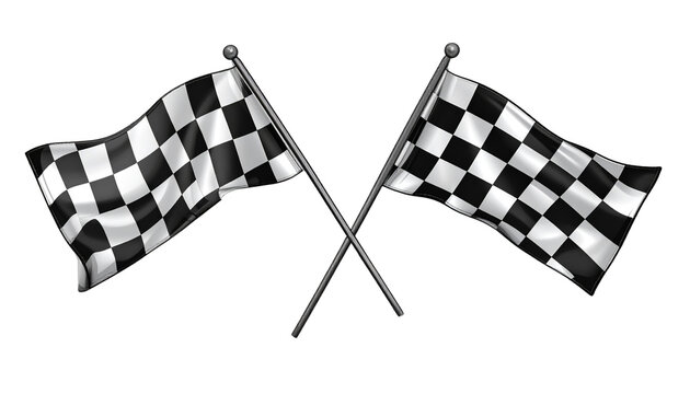 2. Electrocardiogram Graph L3. Heartbeat Pulse ECG Waveform Collection, 1. Racing Flags and Checkered Flag Icons, isolated on transparent on Medical Paper, isolated on transparent background