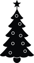 christmas tree on white background