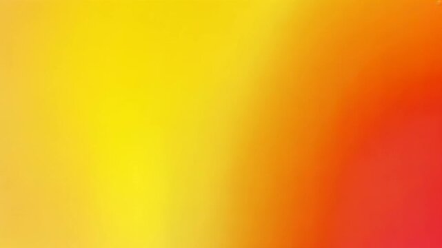 Initiating gradient on screen, blending yellow into orange-red expansion peaking then receding