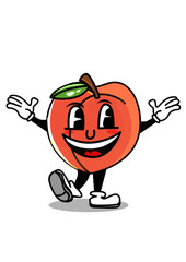 Illustration of a nice peach