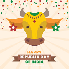 Indian republic day background