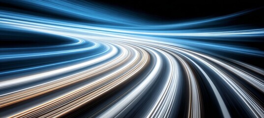 Futuristic High-Speed Infrastructure Networks Showcasing Technology s Impact on Global Connectivity