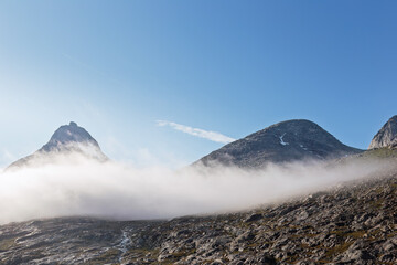 Prince Christian Sund, Greenland, August 2025, 2nd attempt at transiting this amazing fjord, with active calving glaciers. 