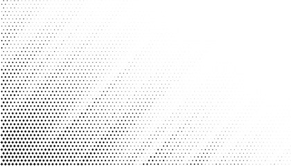 Naklejka premium Star Shape Halftone in Minimalist Black and White