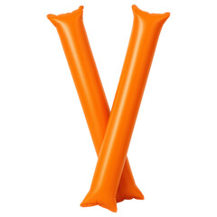 Pair of inflatable cheer sticks for basketball fans