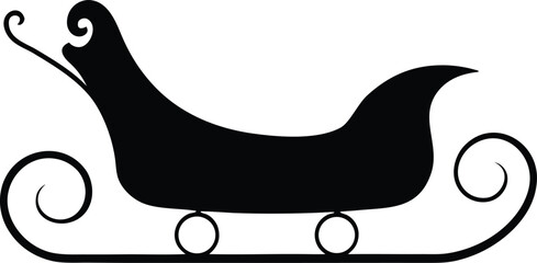 vector illustration of an old stroller