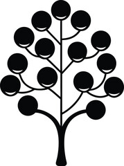 vector illustration of an abstract tree