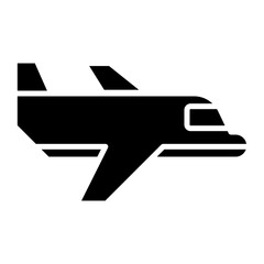 Airplane Icon for Travel and Transportation