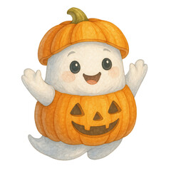 Cute Halloween Ghost Clipart