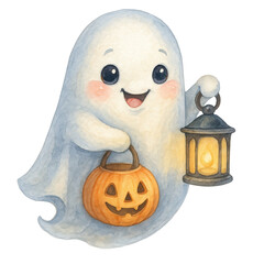 Cute Halloween Ghost Clipart