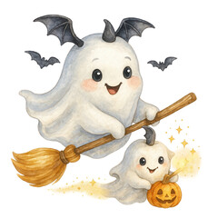 Cute Halloween Ghost Clipart