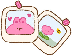 Cute Film Photos Illustration