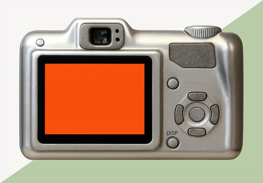 Retro Camera Mockup 90s Fashion PSD