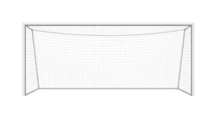 Soccer goal frame transparent background cutout png